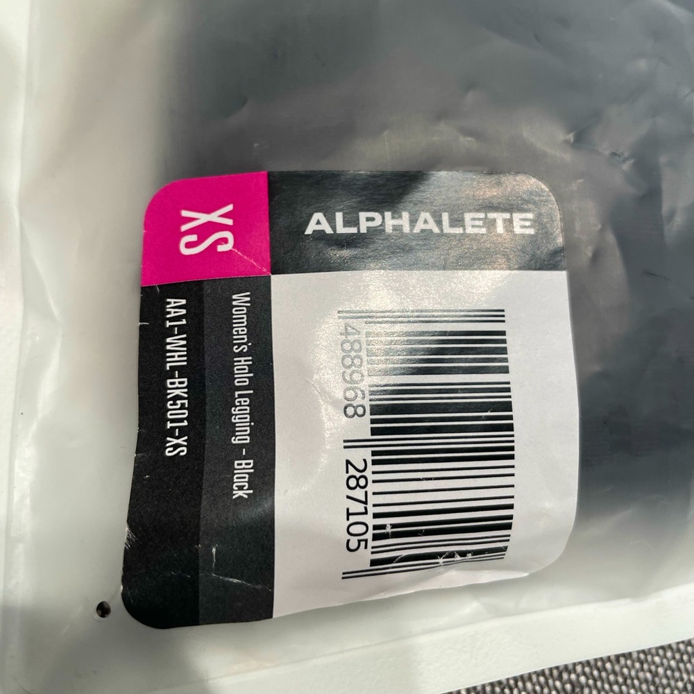 Black alphalete leggings